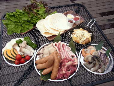 巻いてヘルシー!! レディースBBQプラン
