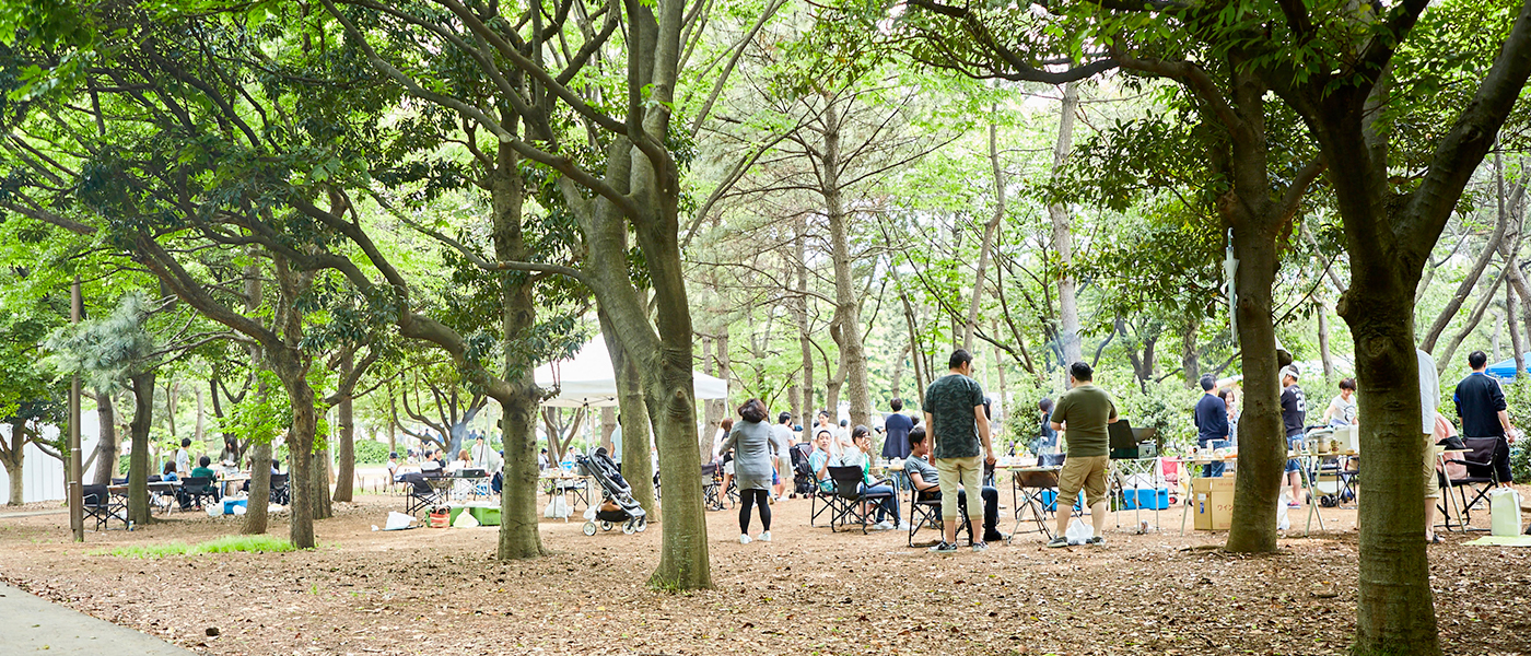 潮風公園／バーベキュー場／BBQ／バーベキューレンタル／配達／東京／品川区